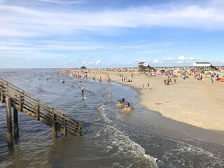 Der grandiose Strand von St. Peter-Ording, 12 km lang