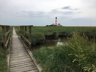 Der berühmte Westerhever Leuchtturm