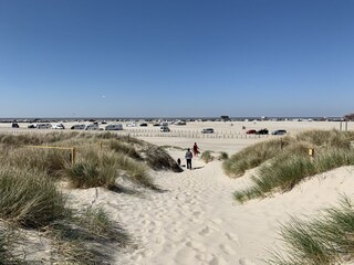 Strandparken ist auf dem Ordinger Strand möglich