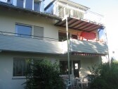 Roof balcony on south side