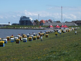 Grimmershörner Bucht mit Café Buden