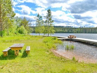 kinderfreundliche Badestelle am See