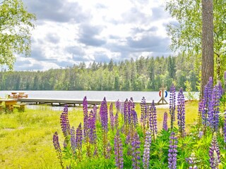 die schöne Badestelle am See