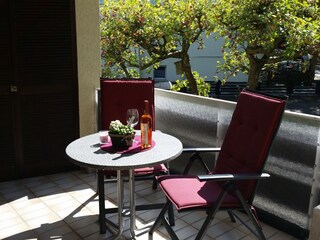 überdachter Süd-West-Balkon