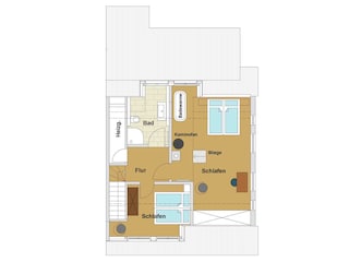 Floor plan upper floor