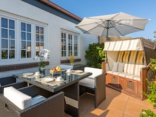 Die sonnige Terrasse