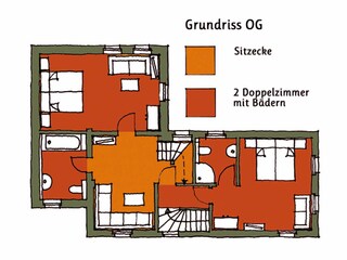 Casa de vacaciones Pirna Plano de planta 22