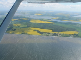 Blick aus der Luft auf Ummanz