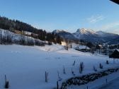 Blick vom Balkon Winter