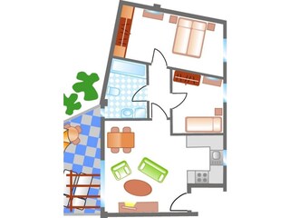 Holiday apartment Costa Calma Floor Plan 20