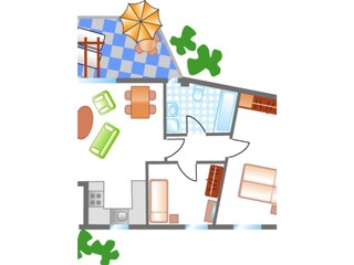 Holiday apartment Costa Calma Floor Plan 21