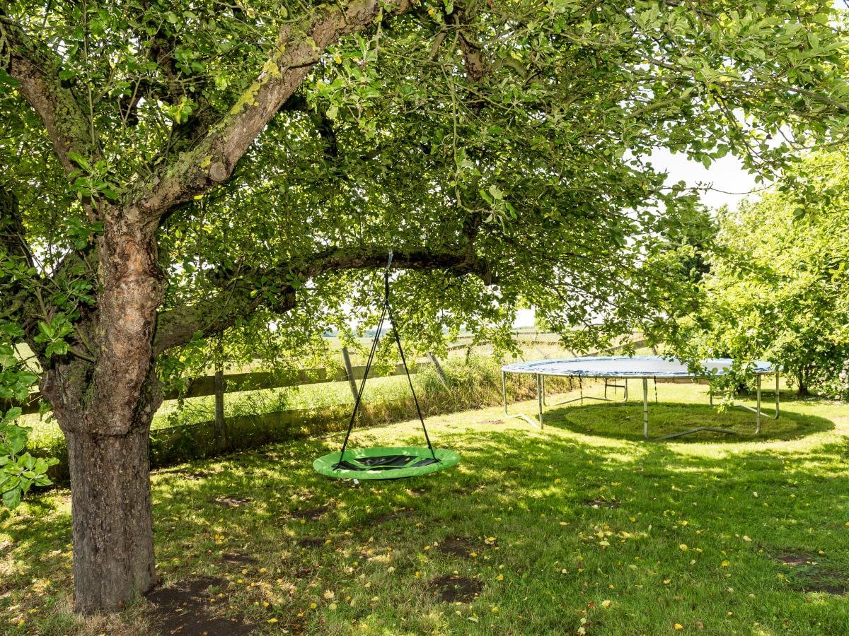 Garten mit Trampolin