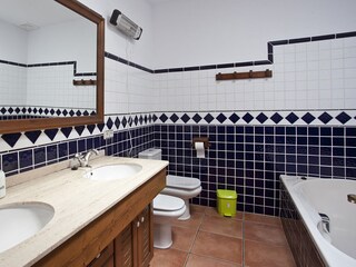 The bathrooms have heating for the winter months