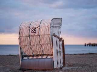 In der Saison (Mai bis Sep) steht Ihnen ein Strandkorb am Strand zur Verfügung.