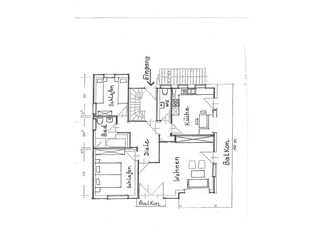 Grundriss der Wohnung