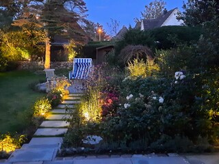 Beleuchteter Garten