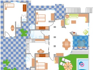 Villa La Pared Pianta del piano 21