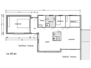 Bungalow De Koog Pianta del piano 28