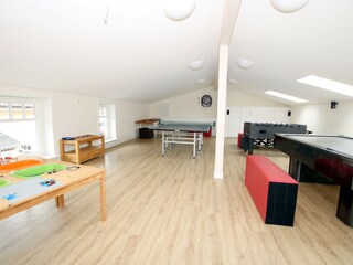 Freizeitraum 1 mit Tischtennis, Kicker, Airhockey, Wii,