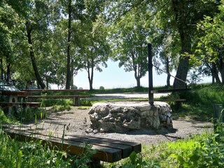 Barbecue location near the house