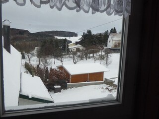 View from the balcony on the rear side