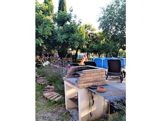 Grill moeglickeit und kleine pool