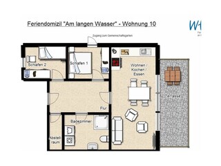 Appartamento per vacanze Borkum  28