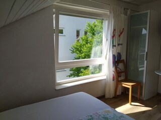 Bedroom with south-west view