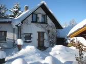 Ferienhaus im Winter