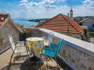 Dachterrasse mit Meerblick