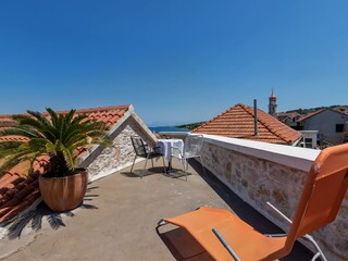 Dachterrasse mit Meerblick