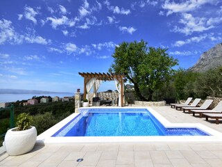 Der Pool mit Meerblick