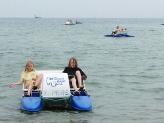 Tretbootfahren auf der Ostsee