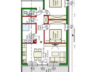 Appartamento per vacanze Leogang Pianta del piano 19