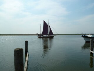 Zeesenboot am Zingster Hafen Hafen