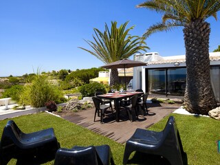 View from the south to the house