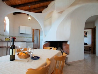 Living room with kitchenette