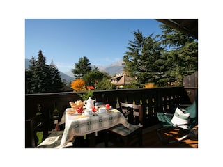 Panoramablick vom grossem Süd-West Balkon