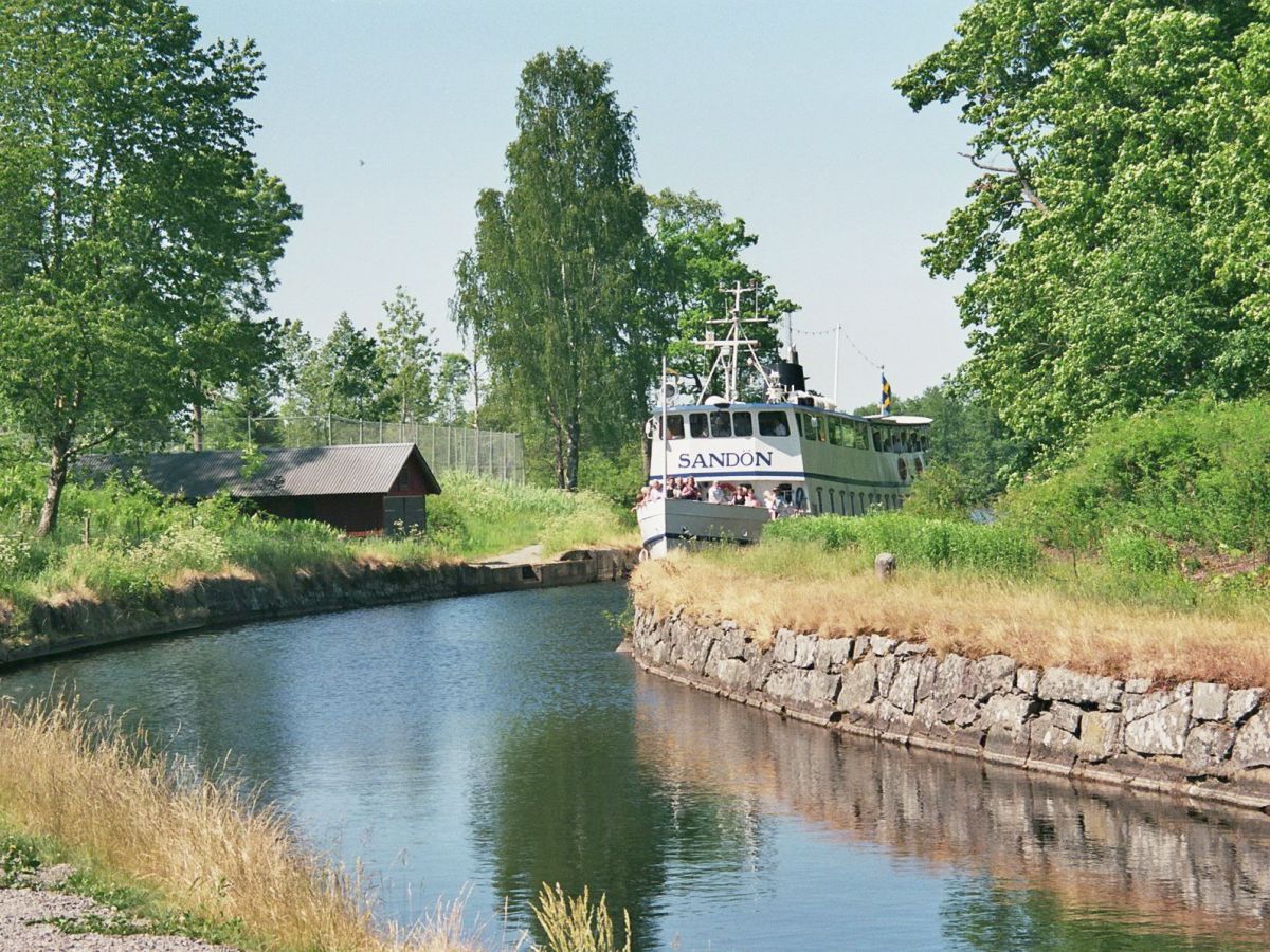 Die Sandön auf dem Götakanal