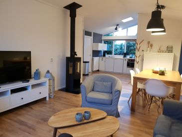 Holiday house with winter romance on the fireplace