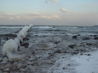 Glowe Steinstrand im Winter