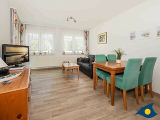 Wohnbereich mit TV