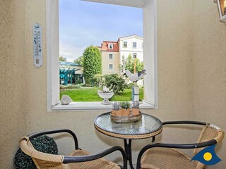 Balkon 1 Strand zugewandt
