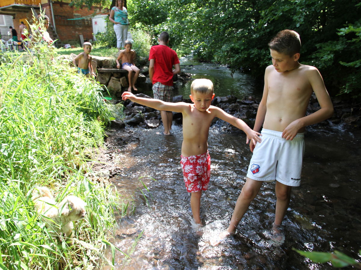 Spaß im Fluss