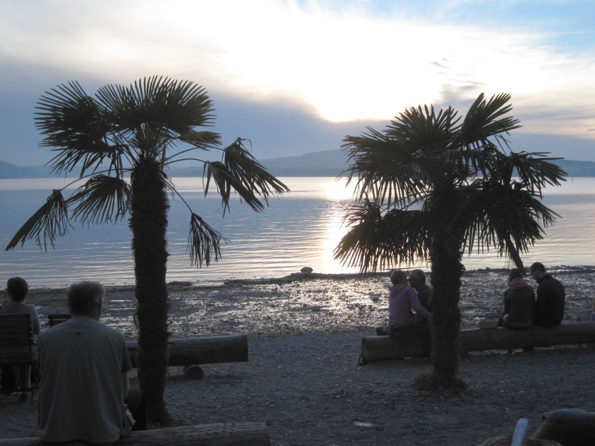 Abendstimmung am Bodensee -Camping Sandseele Reichenau-