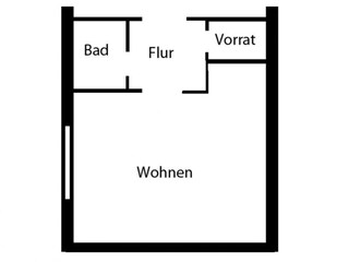 Grundriss der Ferienwohnung "Abendwind"
