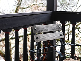 überdachter Winter-Südbalkon