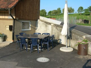 Place for barbecue