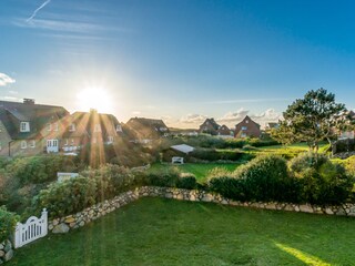 Blick vom Balkon