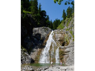 Wanderziel in der Jachenau am Wasserfall